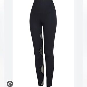Port De Bras Bubble Leggings Black Mesh! (NWT)